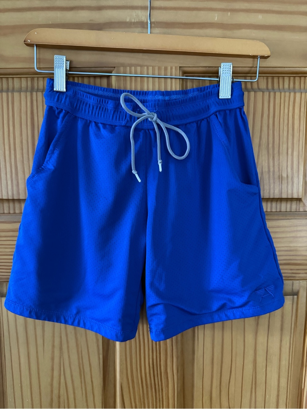 EUC! LASC Royal Blue Piqué Mesh Performance Athletic Shorts - Small